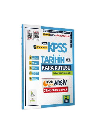 2025 Kpss Tarihin Kara Kutusu 3.cilt Ösym Çıkmış Soru Havuzu Bankası Konu Özetli Dijital Çözümlü