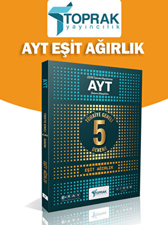 Toprak AYT 5'li Eşit Ağırlık Deneme 