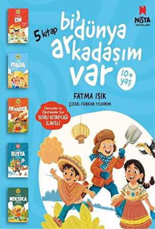 Bi' Dünya Arkadaşım Var (5 Kitap+Soru Kitapçığı) / Fatma Işık