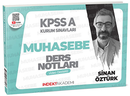 İndeks Akademi 2025 KPSS A Grubu Muhasebe Video Ders Notları - Sinan Öztürk İndeks Akademi