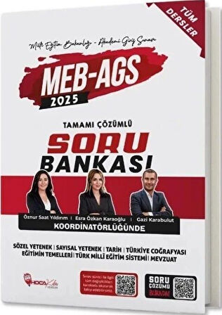 2025 MEB AGS Tüm Dersler Soru Bankası Hoca Kafası