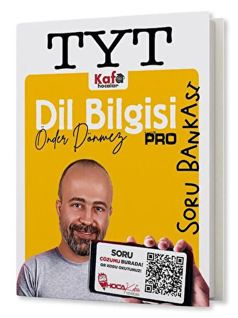 Hoca Kafası YKS TYT Dil Bilgisi Pro Soru Bankası Çözümlü - Önder Dönmez Hoca Kafası Yayınları
