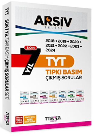 TYT Son 7 Yıl ARŞİV Serisi Tıpkı Basım Fasikül Fasikül Çıkmış Sorular
