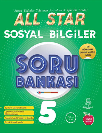 Newton Yayınları Yeni 5.Sınıf All Star Soru Bankası Sosyal Bilimler