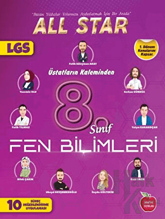NEWTON 8.SINIF ALL STAR 1.DÖNEM 10 SÜREÇ DEĞERLENDİRME FEN BİLİMLERİ