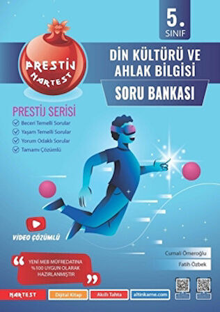 5. Sınıf Prestij Din Kültürü ve Ahlak Bilgisi Soru Bankası