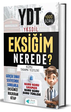 YDT - YKSDİL Eksiğim Nerede Soru Bankası