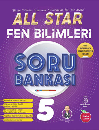 Yeni 5.Sınıf All Star Soru Bankası Fen Bilimleri