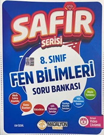 8. Sınıf Safir Fen Bilimleri Soru Bankası