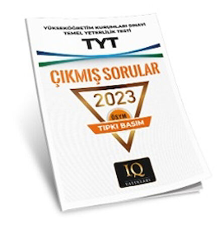 ÖSYM Çıkmış Sorular - TYT 2023