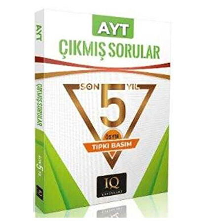 AYT 2019 2023 ÖSYM Çıkmış Sorular IQ Yayınları