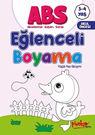 ABS 3-4 Yaş Eğlenceli Boyama