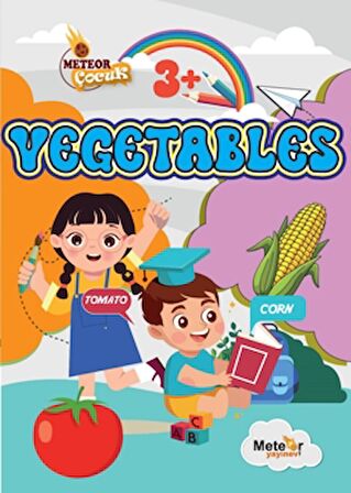 Vegetables Türkçe-İngilizce Boyama Kitabı