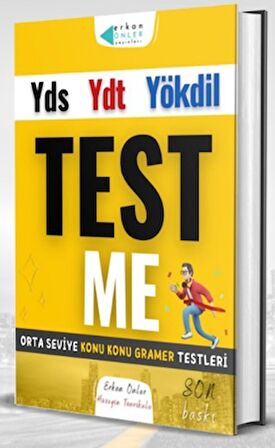 YDS YDT YÖKDİL Test Me Orta Seviye Konu Gramer Testleri