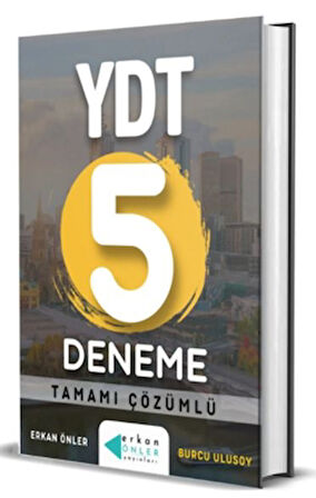 YDT-YKSDİL 5 Deneme