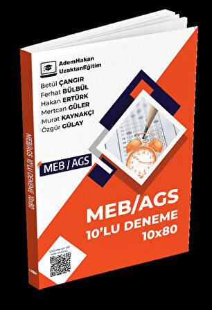 2025 Meb Ags 10 lu Deneme﻿ Adem Hakan Uzem