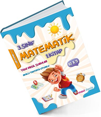 Mavi Deniz 2024 3. Sınıf Matematik 1. Kitap Yeni Nesil Sorular