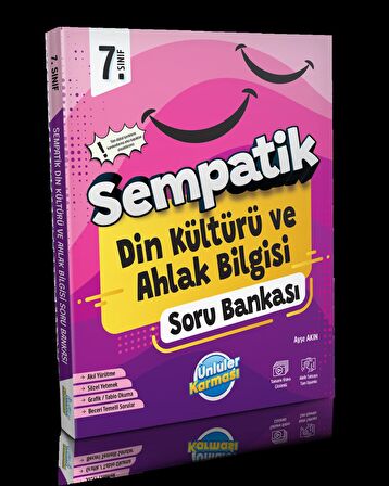 Ünlüler Yayınları 7.SINIF SEMPATİK BANKALARI DİN KÜLTÜRÜ VE AHLAK BİLGİSİ