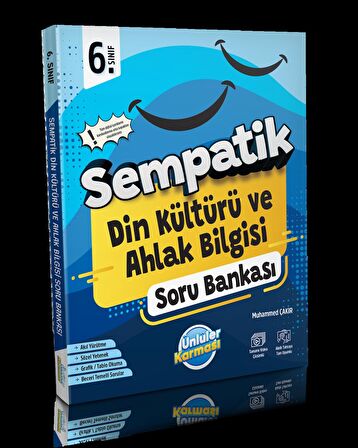 Ünlüler Yayınları 6.SINIF SEMPATİK SORU BANKALARI DİN KÜLTÜRÜ VE AHLAK BİLGİSİ