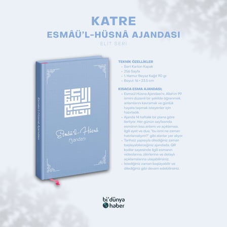 Esmaül Hüsna Ajandası - Elit Seri - Katre