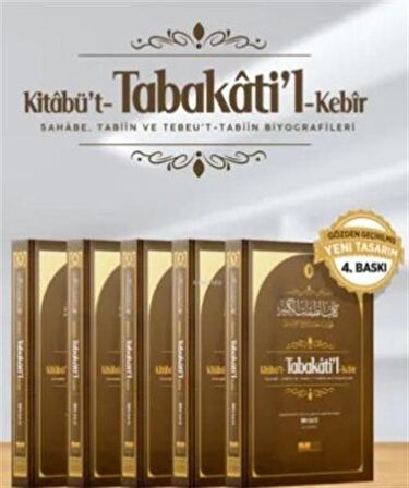 Kitabü't-Tabakati'l- Kebir Tabakat (5 Cilt)