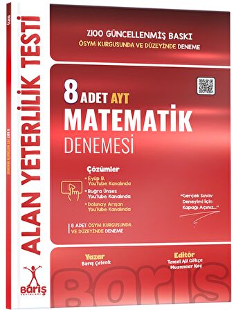 Barış Yayınları 2024 Ayt 8 Li Matematik Denemesi