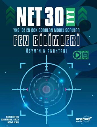 TYT Fen Bilimleri 30 Net Model Sorular Soru Bankası Aromat Yayınları