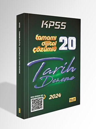 Makro Kitabevi 2024 KPSS Tarih 20 Deneme Dijital Çözümlü Makro Kitabevi