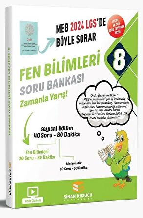 Sinan Kuzucu 8.Sınıf LGS Fen Bilimleri Soru Bankası