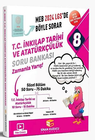 Sinan Kuzucu 8.Sınıf LGS İnkılap Tarihi Soru Bankası