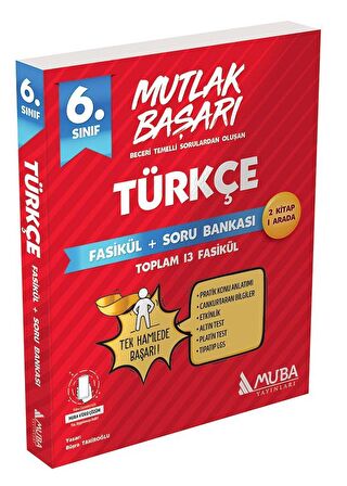 Mutlak Başarı 6.Sınıf Türkçe Fasiküller + Soru Bankası