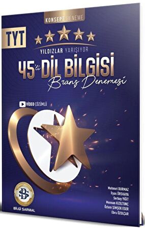 TYT Dil Bilgisi Yıldızlar Yarışıyor 45 li Branş Denemesi
