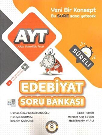 AYT Edebiyat Süreli Soru Bankası Süre Yayınları
