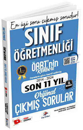 Dizgi Kitap 2025 ÖABT nin Rehberi Sınıf Öğretmenliği Çıkmış Sorular Son 11 Yıl Çözümlü