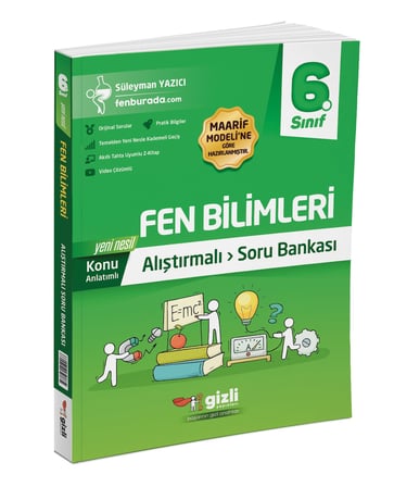 6. Sınıf Fen Bilimleri Alıştırmalı Soru Bankası Gizli Yayınları