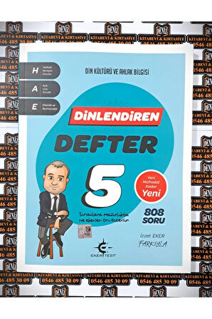 Arı Yayınları 5.Sınıf Din Kültürü Dinlendiren Defter (Yeni Müfredat)