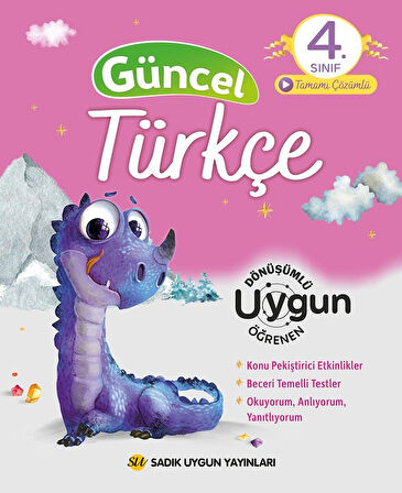 Sadık Uygun 4. Sınıf Güncel Konu Öğreten Türkçe Kitabı