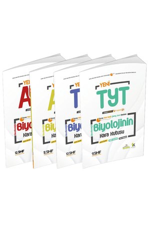 YKS-TYT-AYT Biyolojinin Kara Kutusu ÖSYM Çıkmış Soru Bankası 4lü Set Konu Özetli Dijital Çözümlü