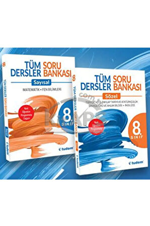 8. Sınıf LGS Tüm Dersler Sayısal ve Sözel Soru Bankası Set- Lgs Seti - nmk