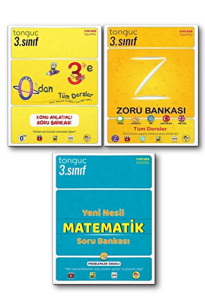 3. Sınıf Tüm Dersler Konu Anlatımlı Soru Bankası Zoru Matematik Set 3 Kitap