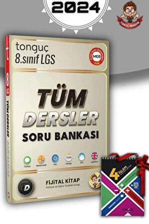 Tonguç 8.sınıf Lgs Tüm Dersler Soru Bankası Fijital Kitap - 4 Işlem Kitabı Hediyeli