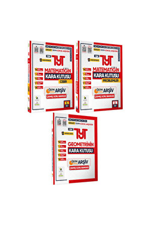 2025 TYT-AYT Kara Kutu ÖSYM Çıkmış Soru Bankası TM (EŞİT AĞIRLIK) ALTIN SET Konu Ö. PDF/Video Çözüm