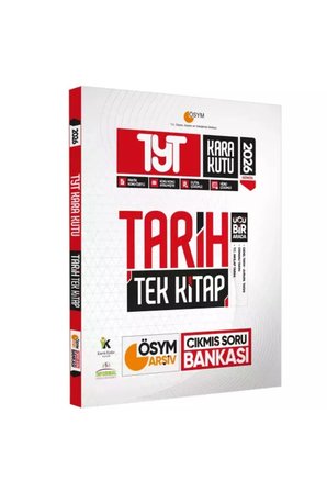 2026 TYT Kara Kutu ÖSYM Çıkmış Soru Bankası TM (EŞİT AĞIRLIK) ALTIN SET Konu Özetli Dijital Çözüm