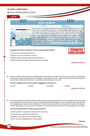 2026 8.Sınıf Full LGS Altın Seri Din Kültürü ve Ahlak Bilgisi MEB Çıkmış Soru Bankası Modüler Seti