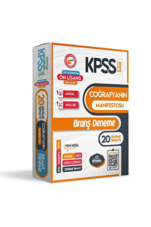 Kpss Önlisans-ortaöğretim Gy-gk 5li Manifesto Dijital Çözümlü Branş Deneme Seti