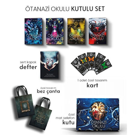 Ötanazi Okulu 4 Kitap Ciltli Kutulu Set Maral Atmaca Seti 