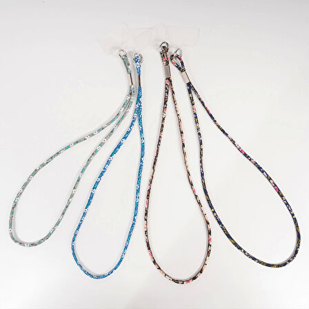 Lopard Dikiş Desenli İp Cep Telefonu El Askısı İpi 95cm