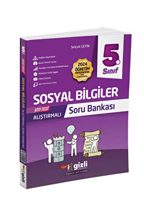 GİZLİ YAYINLARI 5.SINIF SOSYAL BİLGİLER ALIŞTIRMALI SORU BANKASI 