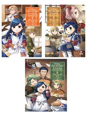 Kitap Kurdu'nun Yükselişi - 4 - 5 - 6 Bölüm Seti / Miya Kazuki