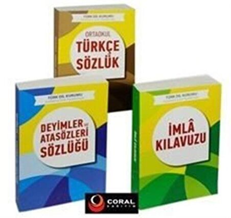 T.D.K. Uyumlu Ortaokul Sözlük Seti (3 Kitap) / Kolektif